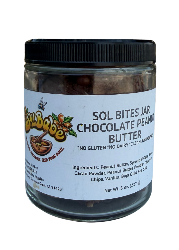 Sol Bites Chocolate Peanut Butter - Organic, Gluten-Free, No Seed Oils