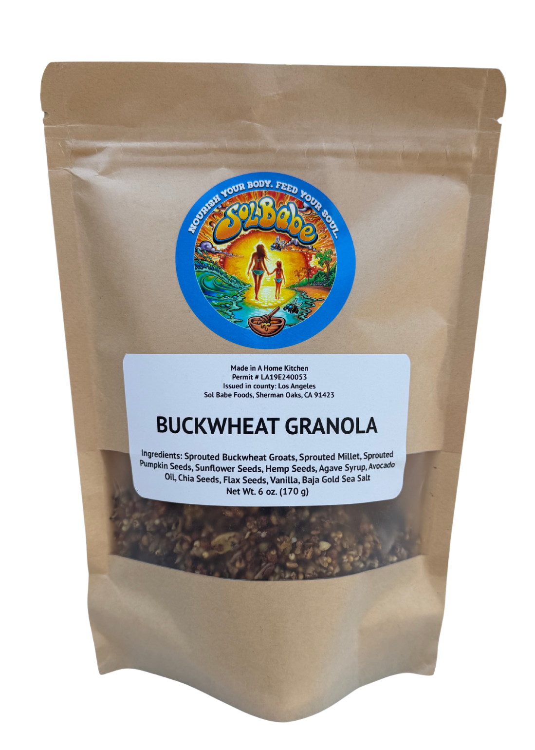 Sol Babe Buckwheat Granola - Organic, Gluten-Free, Vegan