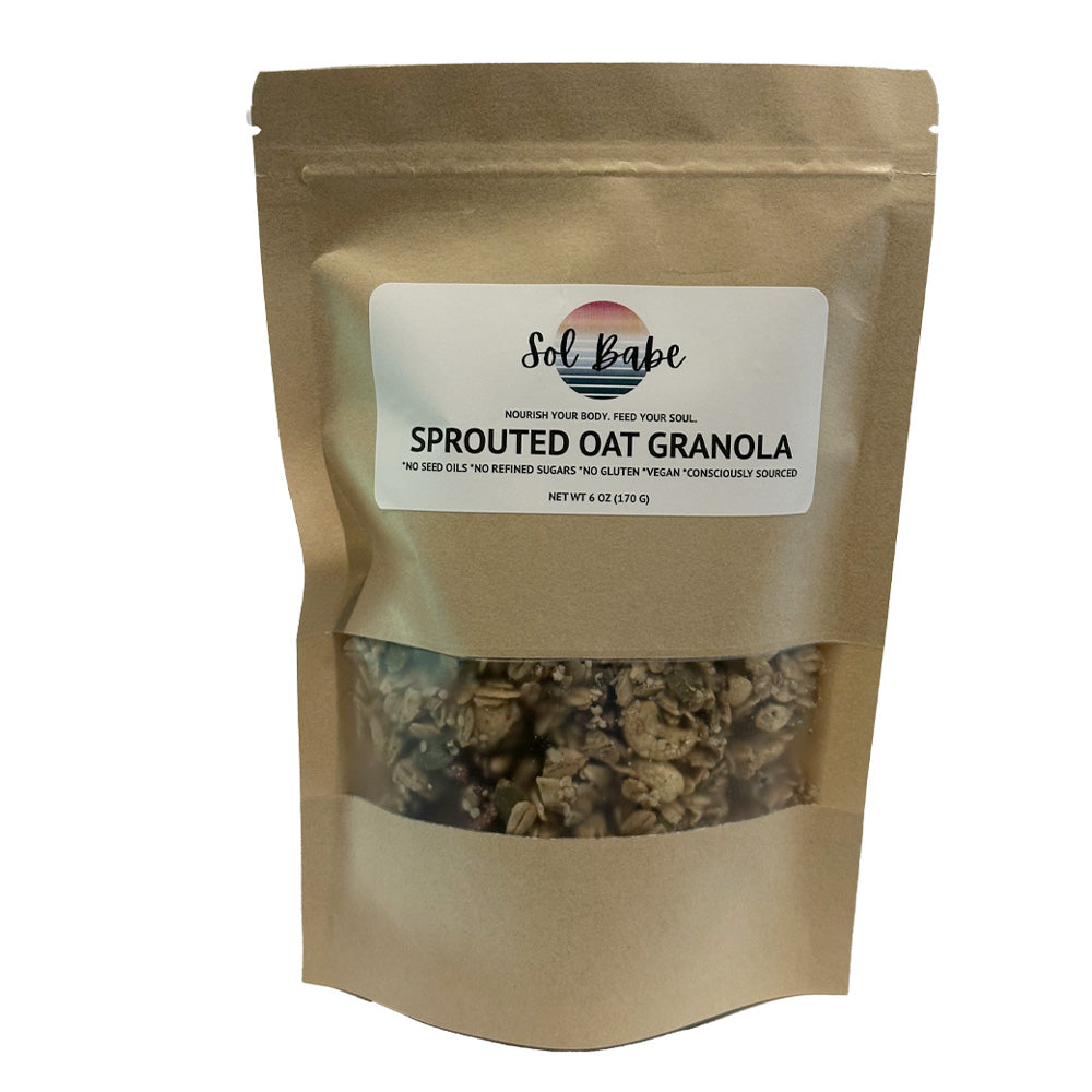 Sol Babe Sprouted Oat Granola - Organic, Gluten-Free, Vegan