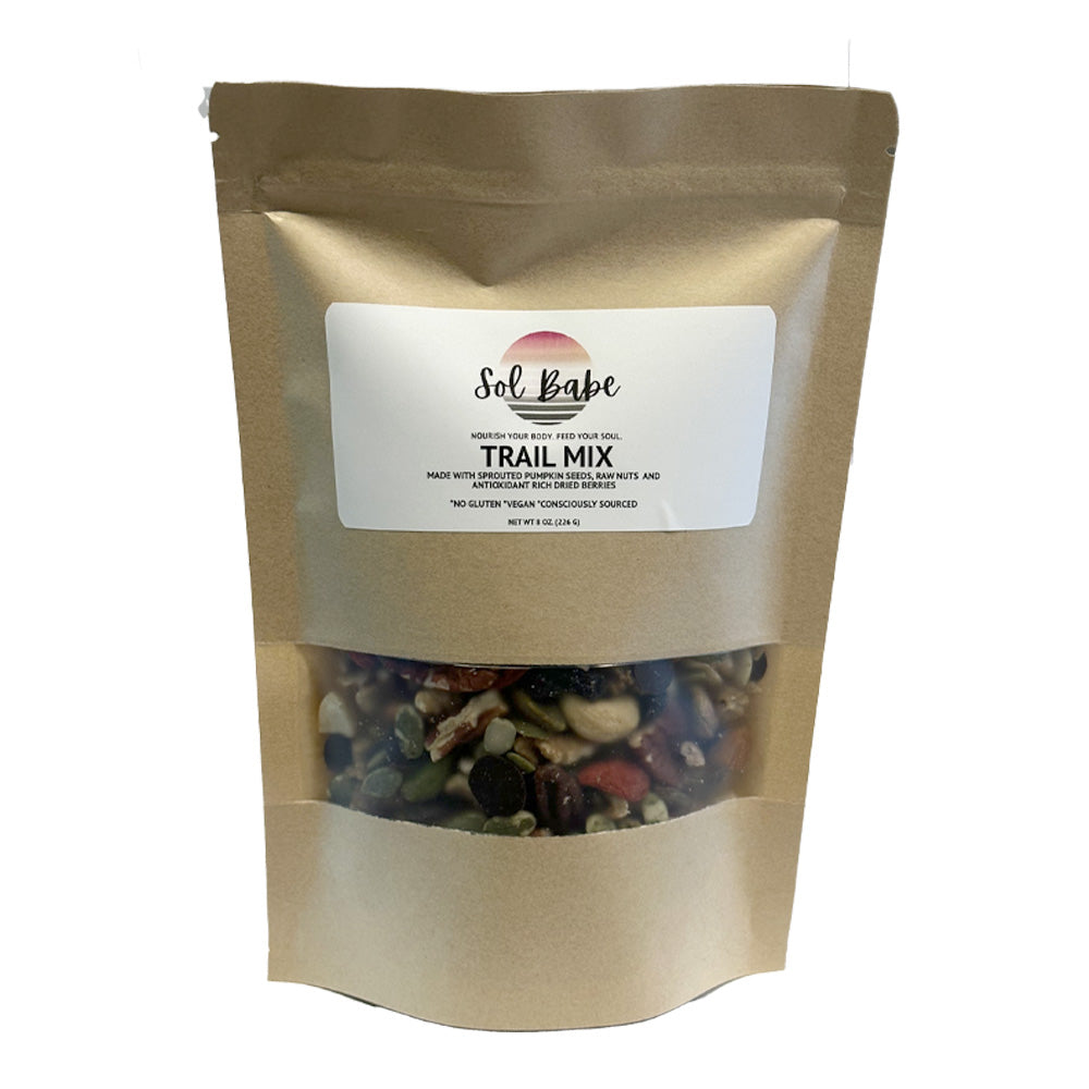 Sol Babe Superfood Trail Mix w/ Dark Chocolate Chip - Organic, Gluten-Free, Vegan