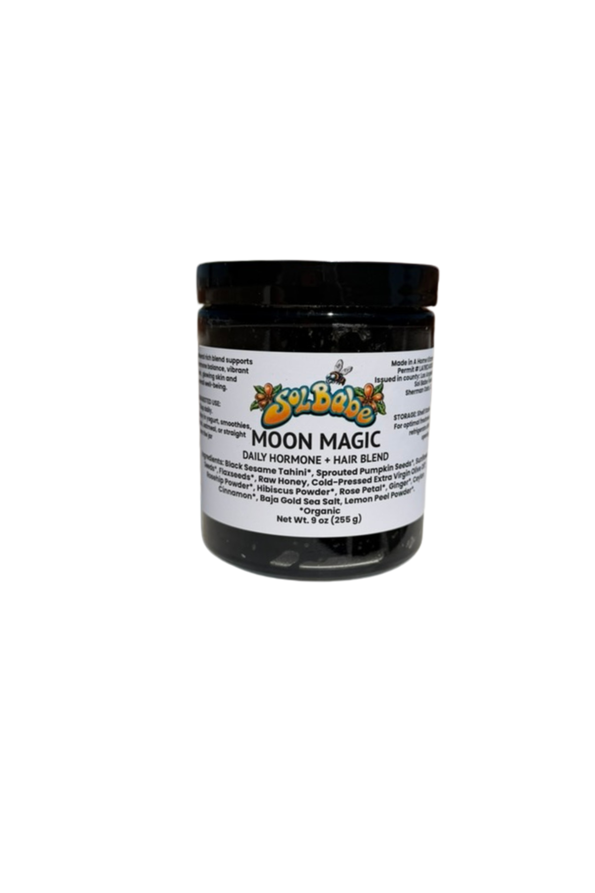Sol Babe Moon Magic - Daily Hormone and Hair Suppoty, Organic,Vegan