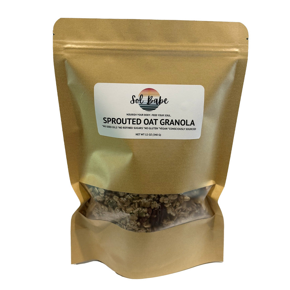 Sol Babe Sprouted Oat Granola - Organic, Gluten-Free, Vegan